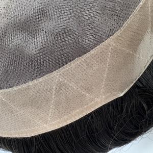 סיטונאות באיכות גבוהה מרובים גודל וצבע <span class=keywords><strong>india</strong></span> שיער דק מונו טפיפי עבור אדם שיער אדם תותב - Product Image 2