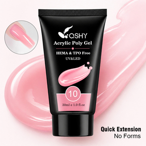 Gel Poly Acrylique HEMA TPO-Free Vegan 30ml pour Extension d'Ongles, 51 Couleurs, Longue Durée, Faible MOQ, Marque Privée OEM - Product Image 4