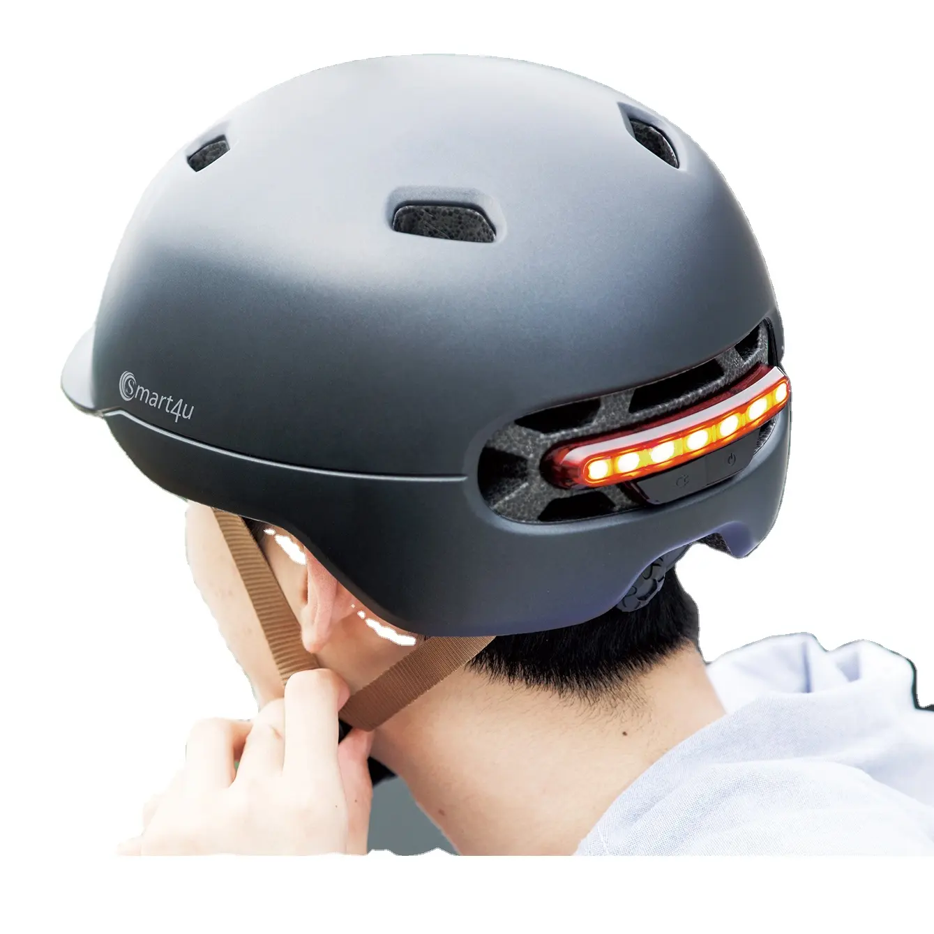 Hot Sales Smart4u Helmet Led Cycling Bike Urban Helmet Portable Casco Bike Men Women Bicycle Smart Led Light Up Helmet