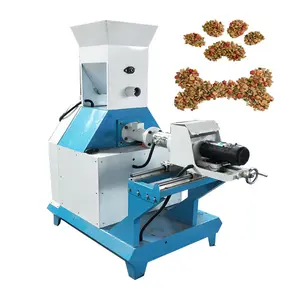 2024 NEW Pet Dog Food Extruder Manufacture Price Animal Feed Equipment Pet Food Production Line Small Scale Pet Food Extruder