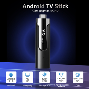แอนดรอยด์4K UHD 2.4/5.8G เครื่องเล่นสื่อ WIF แบบแอนดรอยด์ทีวีพร้อมรีโมทควบคุมด้วยเสียงทีวีไฟติด - Product Image 4