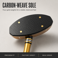 Tête de club de golf Park en bois d'érable avec face en fibre de carbone, pour droitier, 380g, personnalisable avec logo, OEM ODM, vente en gros, directement de l'usine Parkgolf