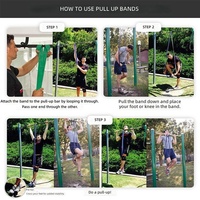 Bandes de Résistance Lourdes pour Tractions Assistées, Entraînement de Force, Corde Élastique TPE, Aide à l'Étirement Yoga pour Adultes, Fitness à Domicile, Logo Personnalisé