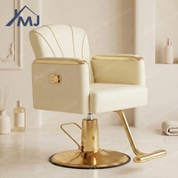 Chaise de Barbier Pivotante pour Salon de Coiffure, Tabouret de Coiffure, Chaise d'Attente