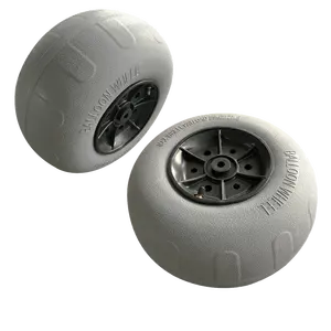 12 pouces polyuréthane gonflable plage <span class=keywords><strong>roue</strong></span> Kayak <span class=keywords><strong>remorque</strong></span> remplacement <span class=keywords><strong>ballon</strong></span> pneus roulette roues produit - Product Image 1