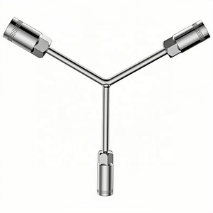 Llave de vaso triple de acero Cr-V con mango extendido, tratamiento térmico, alto torque, para reparación de coches, motocicletas y maquinaria - Product Image 5
