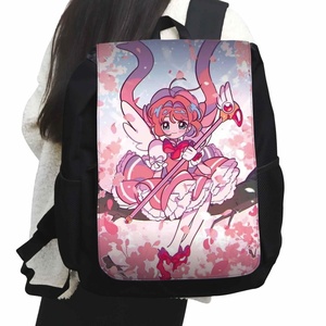 41*36CM Different Styles <b>School</b> <b>Bags</b> Card Captor Sakura Anime Canvas <b>Hand</b> <b>Bag</b> Cosplay Anime Shopping <b>Bag</b> - Product Image 5