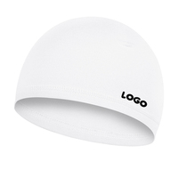 Gorro de calavera con logotipo bordado personalizado, gorro en blanco, gorro duro para bicicleta, gorro con forro para casco, gorros para dormir