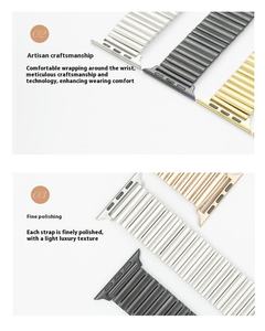 สายนาฬิกาข้อมือสแตนเลสแบบยืดได้สำหรับ Apple Watch Band 40 41 44 45 มม. สำหรับ Iwatch Series 8 7 6 5 - Product Image 5