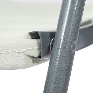 QM Hot Selling Indoor Outdoor Stackable Lightweight Portable <b>White</b> Folding Plastic <b>Chair</b> for Events Office Wedding Party - Product Image 5