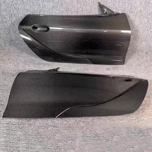 Pour <span class=keywords><strong>Toyota</strong></span> <span class=keywords><strong>Supra</strong></span> MK5 A90 A91 MK5 2019 + OEM Style fibre de carbone voiture extérieur porte panneau couverture pièces extérieures Bodykit - Product Image 2