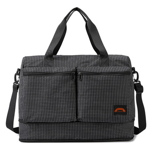 Fitness Bag Large Capacity Foldable Water Resistant Travel Gym Tote Unisex Solid Color 20-35L - Product Image 4