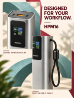 Batterie externe d'usine 30000mAh 165W avec charge rapide PD intégrée, câble Type-C intégré, affichage LED, double IC, sans dégraissement de puissance, portable
