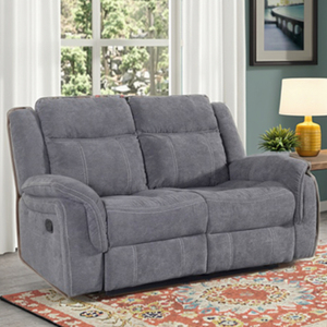Conjunto de Sofá Reclinable Extensible Moderno con Diseño Cuadrado y Tapizado, con Mesa Plegable de Lino Rellena de Esponja, Apto para Apartamentos y Hoteles - Product Image 4