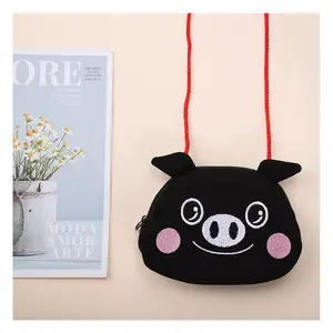 Custom Cartoon Mini Round Little Girls Purses Single Shoulder Wallet Cute Kids Coin Purses And Handbags