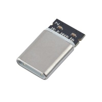 Conector USB Tipo-C Macho para Teléfono con Conector PCB, Clasificación 3A, 24 Pines
