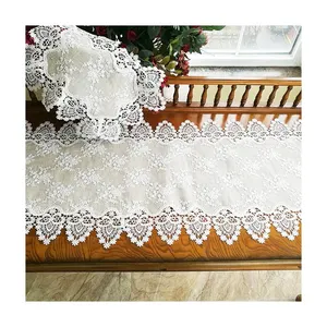 Factory supplier wholesale lace border single layer tablecloth