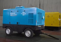 Compresseur d'air portable diesel Kaishan à bas prix, 650cfm, 17 bars, fabriqué en Chine, pour le forage et le purge haute pression
