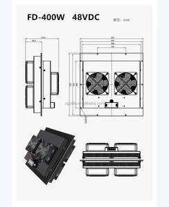 DC 48V FD-400W48V Thermoelectric Cooling <b>Air</b> Conditioning Unit, Equipped With Cooling <b>Fan</b> and <b>Air</b>-to-<b>air</b> <b>Cooler</b> 48V Operating Vo - Product Image 6