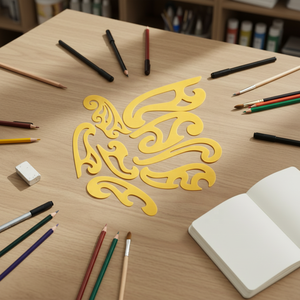 Kit de 8 courbes françaises souples transparentes orange pour couturier, en plastique flexible de 1,2 mm d'épaisseur, règle de 26,5 cm de longueur maximale, acceptant la personnalisation OEM - Product Image 1