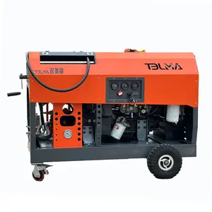 500bar-22lpm four cylinder diesel marine high-pressure water jet cleaning machine for pipeline dredging and cleaning