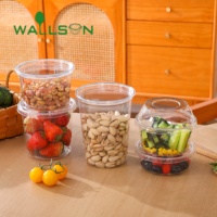 Conteneur alimentaire robuste de 32 oz, boîte à lunch jetable écologique, bol rond réutilisable, pour glaces, sushis, sucre - Prix usine