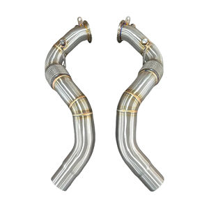 AKS Edelstahl Hosenrohr für BMW G30 550i Downpipe - Product Image 3