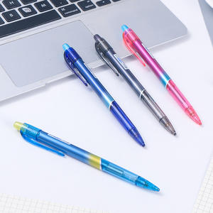 Crayon mécanique rétractable automatique en plastique transparent personnalisé pour le bureau, l'école et les étudiants - Product Image 2