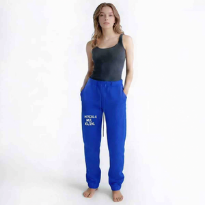 Pantaloni Sportivi Casual da Donna HDJ H7024-4 M/L XL/2XL Blu, Joggers Comodi con Coulisse - Product Image 1