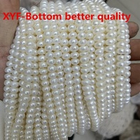 2-13mm haute qualité blanc rond riz pomme de terre fond perles en vrac perles naturelles perles d'eau douce