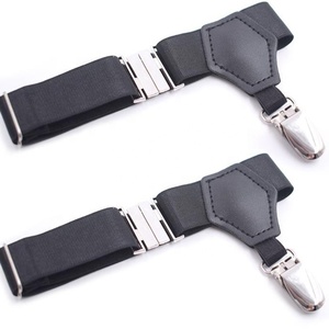 <span class=keywords><strong>Porte</strong></span>-jarretelles en nylon noir antidérapant pour hommes - Product Image 2