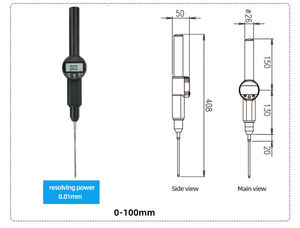 AICEYI Indicateur numérique ACE-G3100 Gamme 100mm/3.93in Matériau en alliage de résolution 0.01mm - Product Image 2