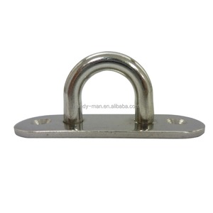 SS8030 Stainless Steel 304 Polished Oblong Pad Eye <b>Plate</b> - Product Image 6