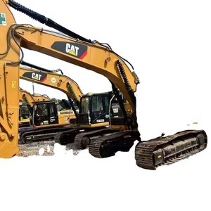 Maquinaria Pesada de Excavación: Excavadora Hidráulica Usada Original Caterpillar 320D, Excavadora Japonesa Usada en Venta, Motor Cat 320D - Product Image 1