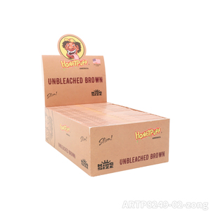 Honeypuff Brand 110mm Natural Unbleached Brown Kingsize Rolling Paper With Filter Tips Smoking Accessories - Product Image 2