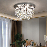 Nordique Deluxe Cristal Led Pendentif Lumière Moderne Cuisine Éclairage Salon Salle À Manger Chambre Lustre