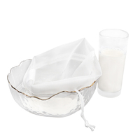 Sac filtrant pour lait végétal écologique en coton, fabriqué par un fabricant de sacs filtrants écologiques