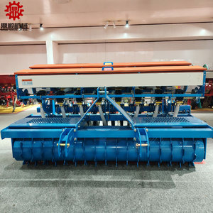 Tracteur de semoir pour céréales blé agricole monté sur terrain sec riz luzerne sorgho ensemoir pour engrais en vente - Product Image 6