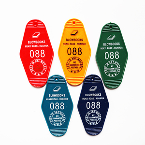 Llaveros Personalizados con Logotipo, Color y Material, Llaveros Promocionales de Plástico en Blanco, Estilo Retro Vintage para Habitaciones de Motel y Hotel - Product Image 3