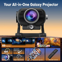 Nouveau projecteur d'étoiles 3D dynamique Galaxy 2026, 60 scènes, veilleuse, cadeau idéal pour enfants et adultes, anniversaire, Noël
