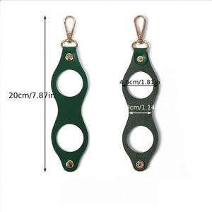 Hollow-Out Golf Ball <b>Bag</b> PU Leather Single Small Ball Pouch Outdoor Waist-mounted Golf Ball Case for Golfer - Product Image 2