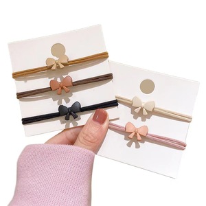 Lazo para el pelo con banda elástica para mujer, uso diario, resina plástica, accesorio pequeño para cola de caballo, origen Yiwu, verano 2023 - Product Image 4