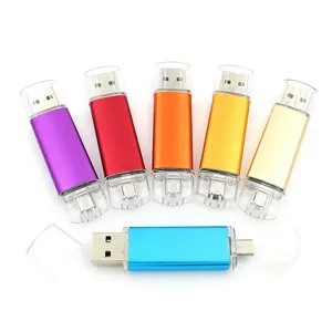 2023 vente chaude personnalisée Mini forme Portable haute vitesse OTG clé USB Smartphone clés USB 3.0 avec Logo