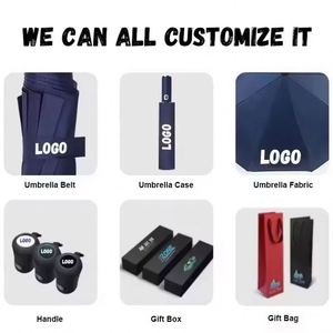 Wholesale Logo Custom <b>Umbrella</b> for Promotional Event Business Gift <b>Windproof</b> UV Protection <b>Umbrellas</b> - Product Image 3