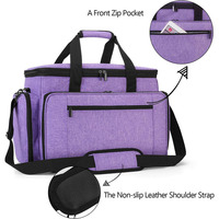 Sac fourre-tout double couche de rangement pour machine à coudre grande capacité Sac de transport universel portable pour machine à coudre