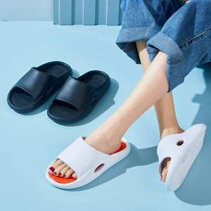 Nuevas Chanclas de EVA con Suela Gruesa para Parejas, a la Moda, Combinación de Colores de Verano, para Hotel, Exteriores, Uso en Casa y al Aire Libre, Ecológicas y con Amortiguación - Product Image 6