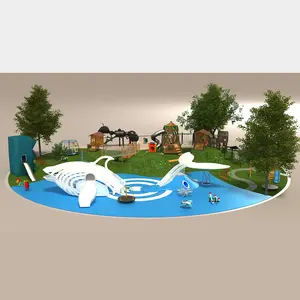 OEM Playground Equipment Customize Outdoor Playground Games For Kids Outdoor Amusement Park Set Commercial