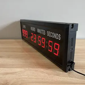 Temporizador de contagem digital eletrônico, 1.8 polegadas, dígitos, led, 999 dias, exibição, venda imperdível