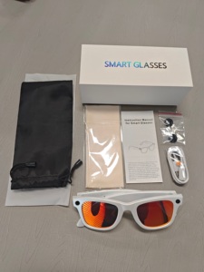 Trọng Lượng Nhẹ Lâu Dài Ai Thông Minh Kính Âm Thanh Kép Mic ENC Cuộc Gọi Dịch W620 Thông Minh Mắt Kính Với Video Camera Cho Nam Giới - Product Image 5