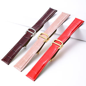 高級クロコアリゲーター穀物カルフスキン本革時計バンド交換用カーターTan-kシリーズ14 16 18 20 22 23 24mm - Product Image 3